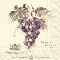 Servietten 25x25 cm - VIN ROUGE