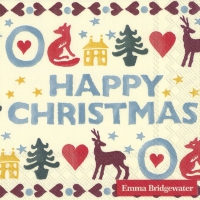 Servietten 25x25 cm - CHRISTMAS BRIGHTS