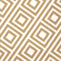 Servietten 25x25 cm - TROPICAL HIBISCUS copper