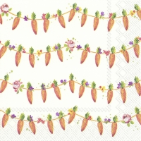 Servietten 25x25 cm - CARROTS GARLAND
