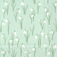 Servietten 25x25 cm - ELEGANT SPRING light blue Servietten 25x25 cm - ELEGANT SPRING light blue