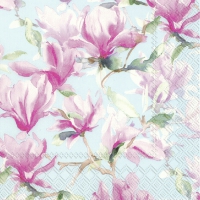 Servietten 25x25 cm - MAGNOLIA POESIE light blue Servietten 25x25 cm - MAGNOLIA POESIE light blue