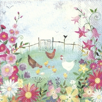 Servietten 25x25 cm - FARMER´S SPRINGTIME