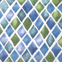 Servietten 25x25 cm - LOANA blue