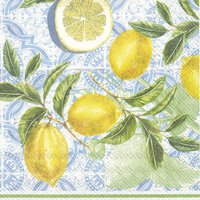 Servietten 25x25 cm - CITRUS LIMON