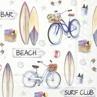 Servietten 25x25 cm - SURF CLUB
