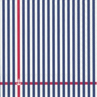 Servietten 25x25 cm - LITTLE ANCHOR blue red
