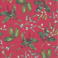 Servietten 25x25 cm - ESTHER red