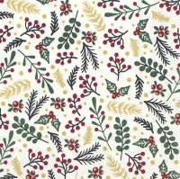 Servietten 25x25 cm - NATURAL WINTER Servietten 25x25 cm - NATURAL WINTER