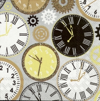 Servietten 25x25 cm - PARTY TIME grey Servietten 25x25 cm - PARTY TIME grey