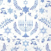 Servietten 25x25 cm - HANUKKAH Servietten 25x25 cm - HANUKKAH