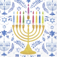 Servietten 25x25 cm - HAPPY HANUKKAH Servietten 25x25 cm - HAPPY HANUKKAH