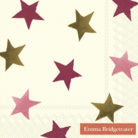 Servietten 25x25 cm - STARGAZER LILY STAR cream Servietten 25x25 cm - STARGAZER LILY STAR cream