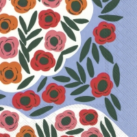 Servietten 25x25 cm - RUUKKU blue