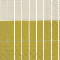 Servietten 25x25 cm - TIILISKIVI RAITA gold