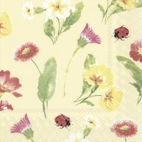 Servietten 25x25 cm - ANNELIES yellow