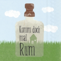 Servietten 25x25 cm - RUM