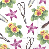 Servietten 25x25 cm - MARTINA white