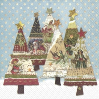 Servietten 25x25 cm - NOSTALGIC TREES