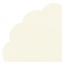 Servietten - Rund - UNI cream