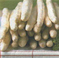 Servietten 33x33 cm - ASPARAGUS SEASON                        