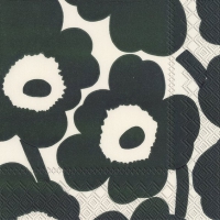 Servietten 33x33 cm - UNIKKO cream green