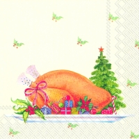 Servietten 33x33 cm - TRADITIONAL DINNER