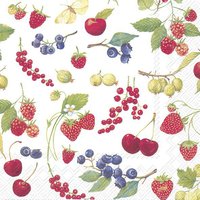 Servietten 33x33 cm - FRUITS OF SUMMER