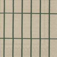Servietten 33x33 cm - TIILISKIVI linen green Servietten 33x33 cm - TIILISKIVI linen green