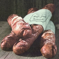 Servietten 33x33 cm - HOME MADE BREAD