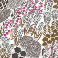 Servietten 33x33 cm - PIENI LETTO brown