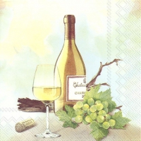 Servietten 33x33 cm - A GOOD WINE