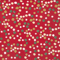 Servietten 33x33 cm - DOLLY dark red