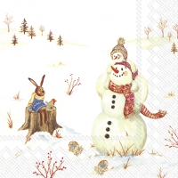 Servietten 33x33 cm - HAPPY WINTER DAY