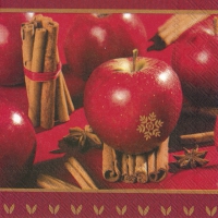 Servietten 33x33 cm - CHRISTMAS APPLE