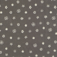 Servietten 33x33 cm - LITTLE JOY grey