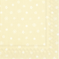 Servietten 33x33 cm - LITTLE JOY cream