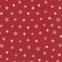 Servietten 33x33 cm - LITTLE JOY cream red