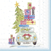 Servietten 33x33 cm - NOEL CAR