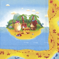 Servietten 33x33 cm - TREASURE HUNT (V&B)