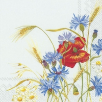 Servietten 33x33 cm - IN THE FIELDS light blue