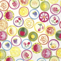 Servietten 33x33 cm - TUTTI FRUTTI