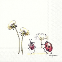 Servietten 33x33 cm - HAPPY-GO-LUCKY