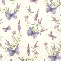 Servietten 33x33 cm - LA LAVANDE cream