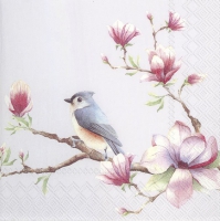 Servietten 33x33 cm - SPRING MELODY light lilac