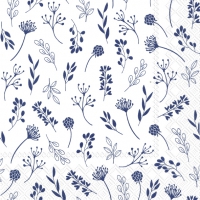 Servietten 33x33 cm - TILDA white dark blue