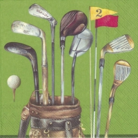 Servietten 33x33 cm - GOLF green
