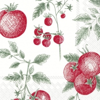 Servietten 33x33 cm - POMODORI