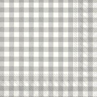 Servietten 33x33 cm - TAVERNA grey