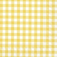 Servietten 33x33 cm - TAVERNA yellow